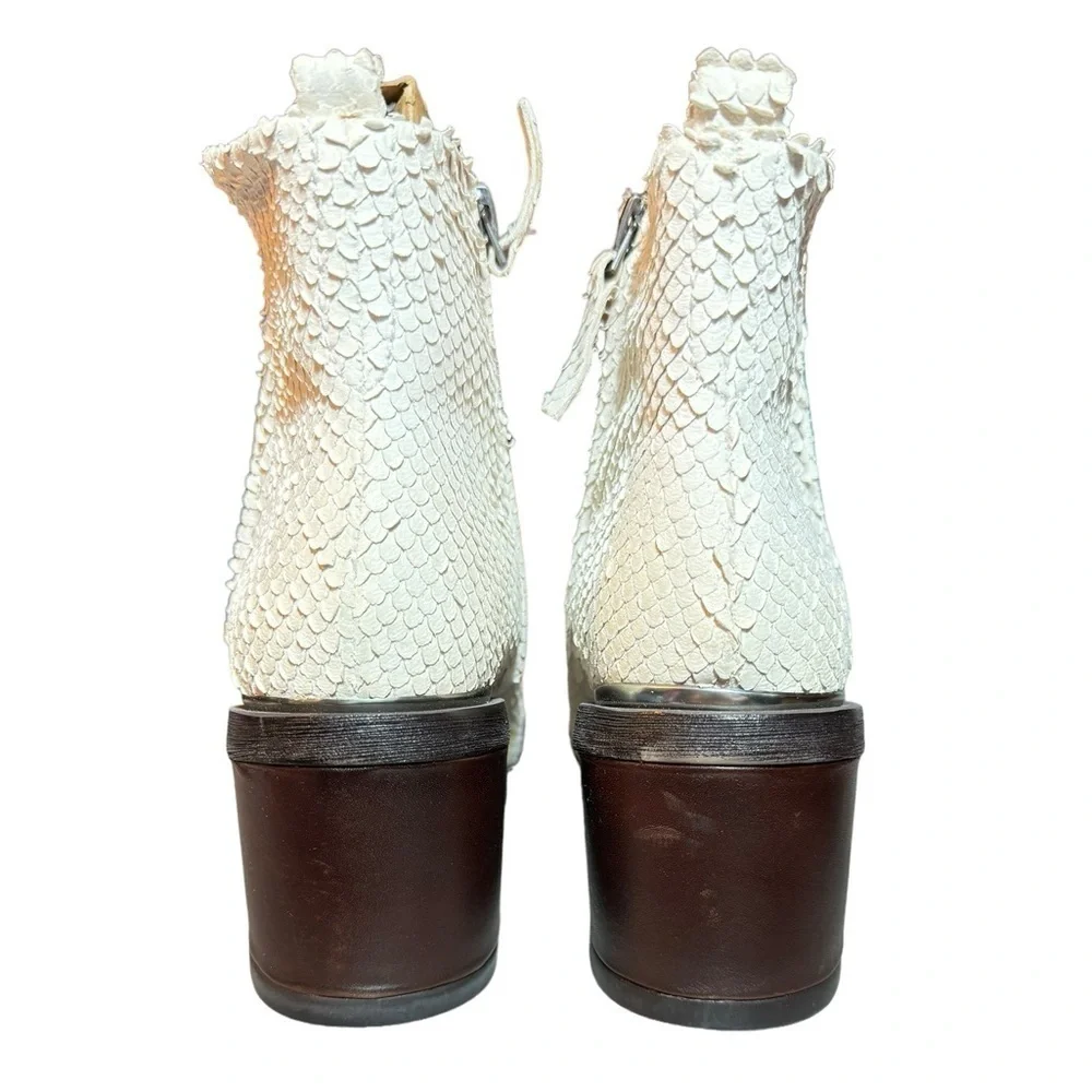 Franco Sarto Kessa Python Artesian Leather Bootie